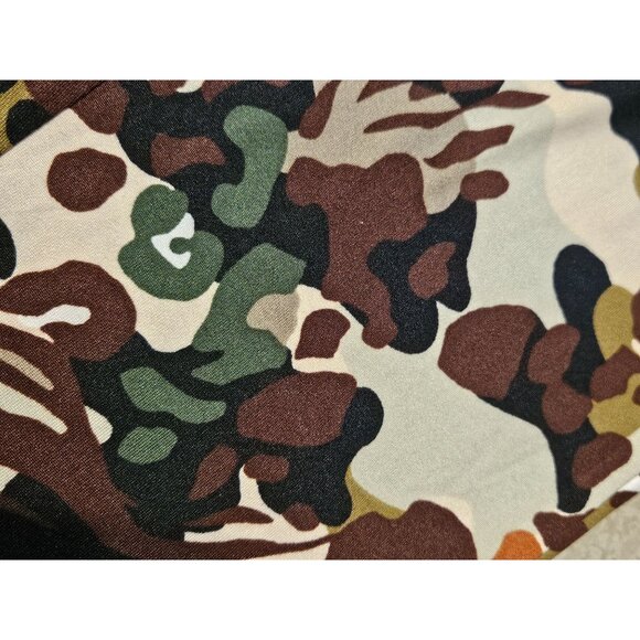 Zoë + Phoebe Womens Camouflage Cutout Waist Detail Leggings Size Medium - Picture 9 of 9